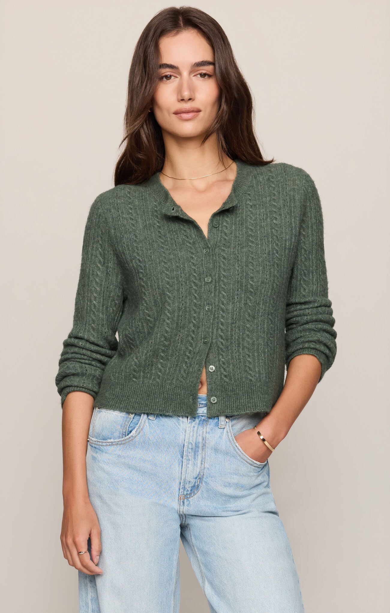 Medina Cable Cardigan