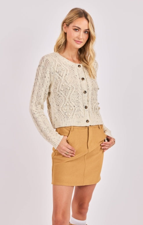 Sadie & Sage Cable Knit Cardigan