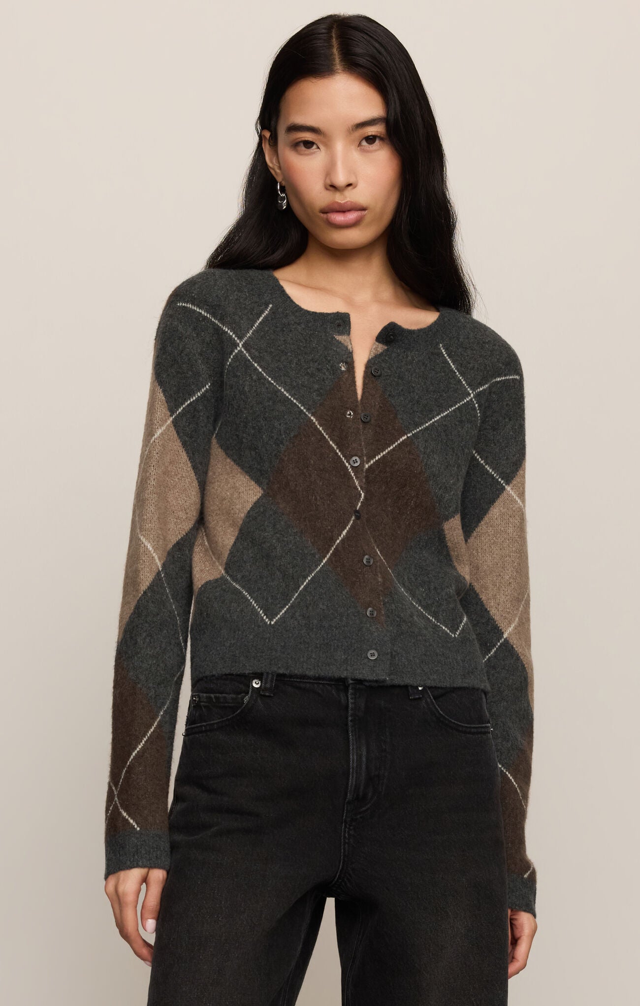 Medina Argyle Cardigan