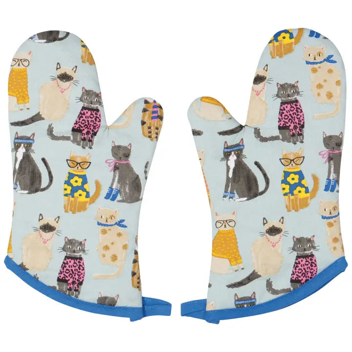 OVEN MITTS-SET OF 2