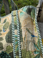 Block Print Cotton Quilted Bag