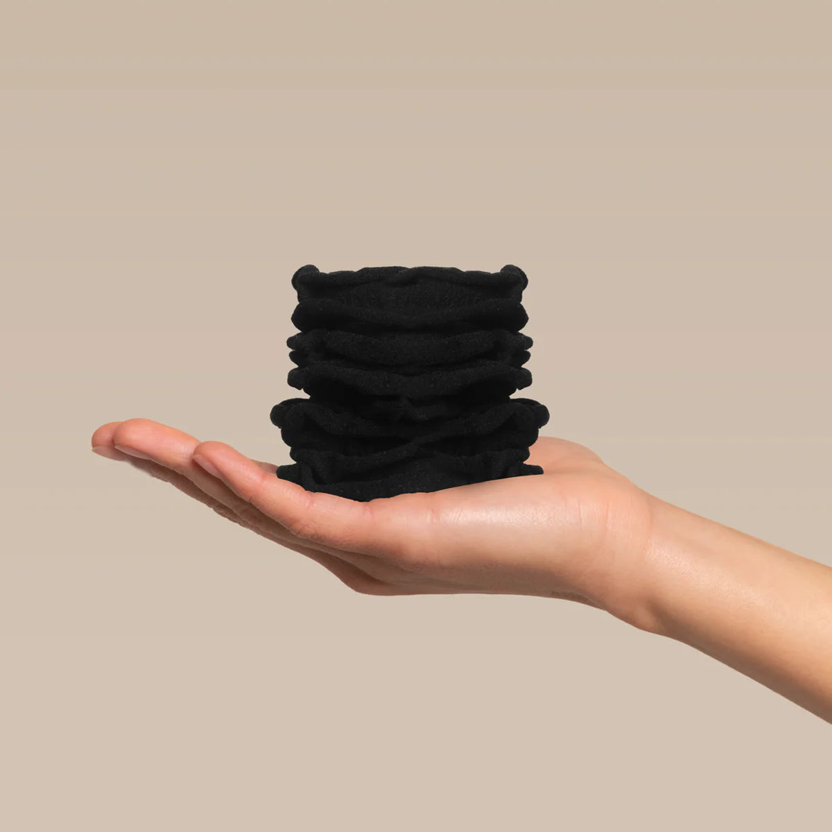 Black Petal Hair Elastics