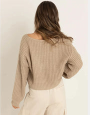 EADIE OVERSIZED KNIT CARDIGAN