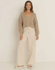 EADIE OVERSIZED KNIT CARDIGAN