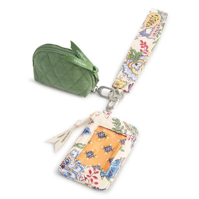Vera Bradley Dual Pouch Wide Wristlet
