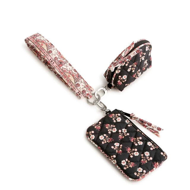 Vera Bradley Dual Pouch Wide Wristlet