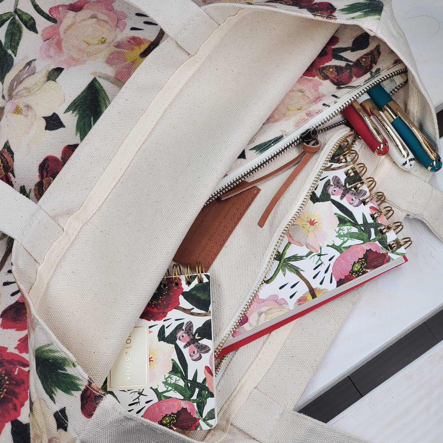 Pouch - Peonies