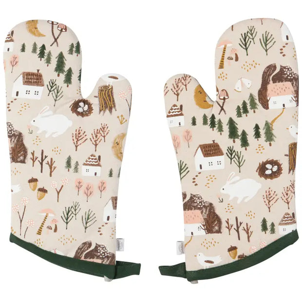 OVEN MITTS-SET OF 2