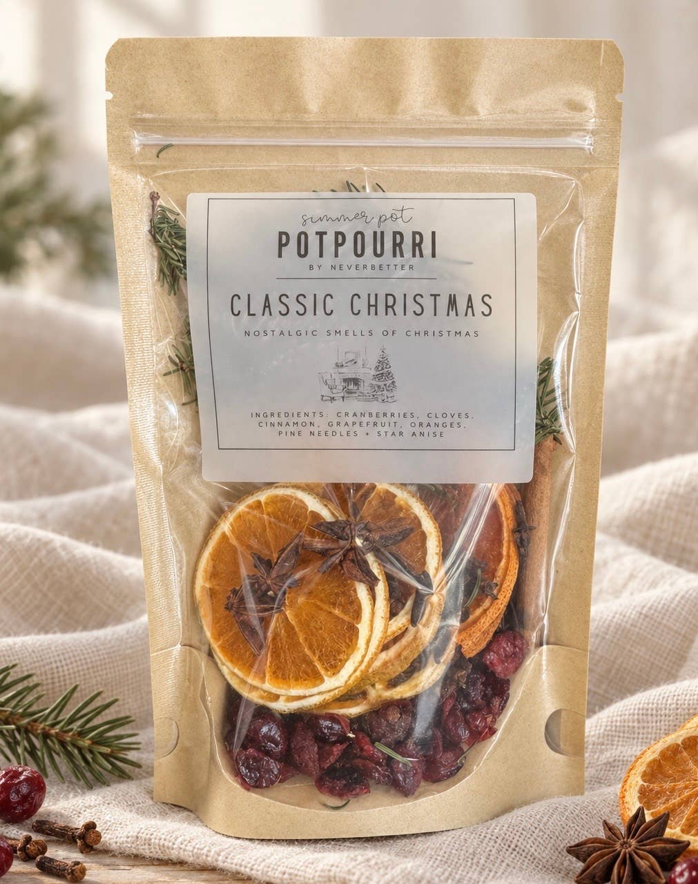 Classic Christmas Simmer Pot Potpourri