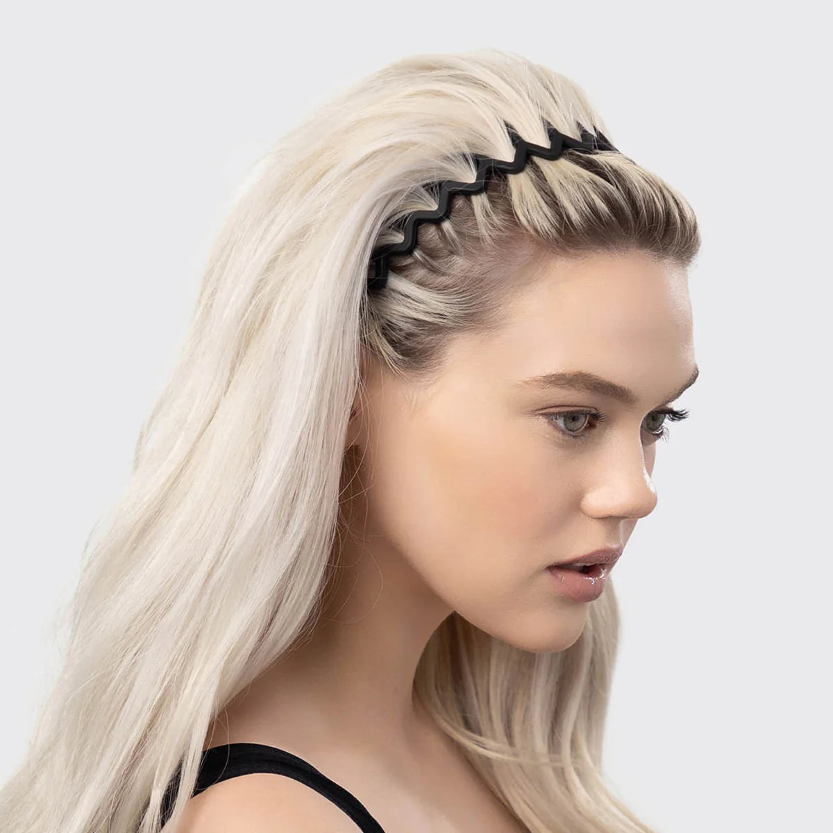 Recycled Plastic Zig Zag Headband 2pc