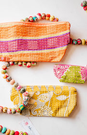 Kantha Cosmetic Bag | Small