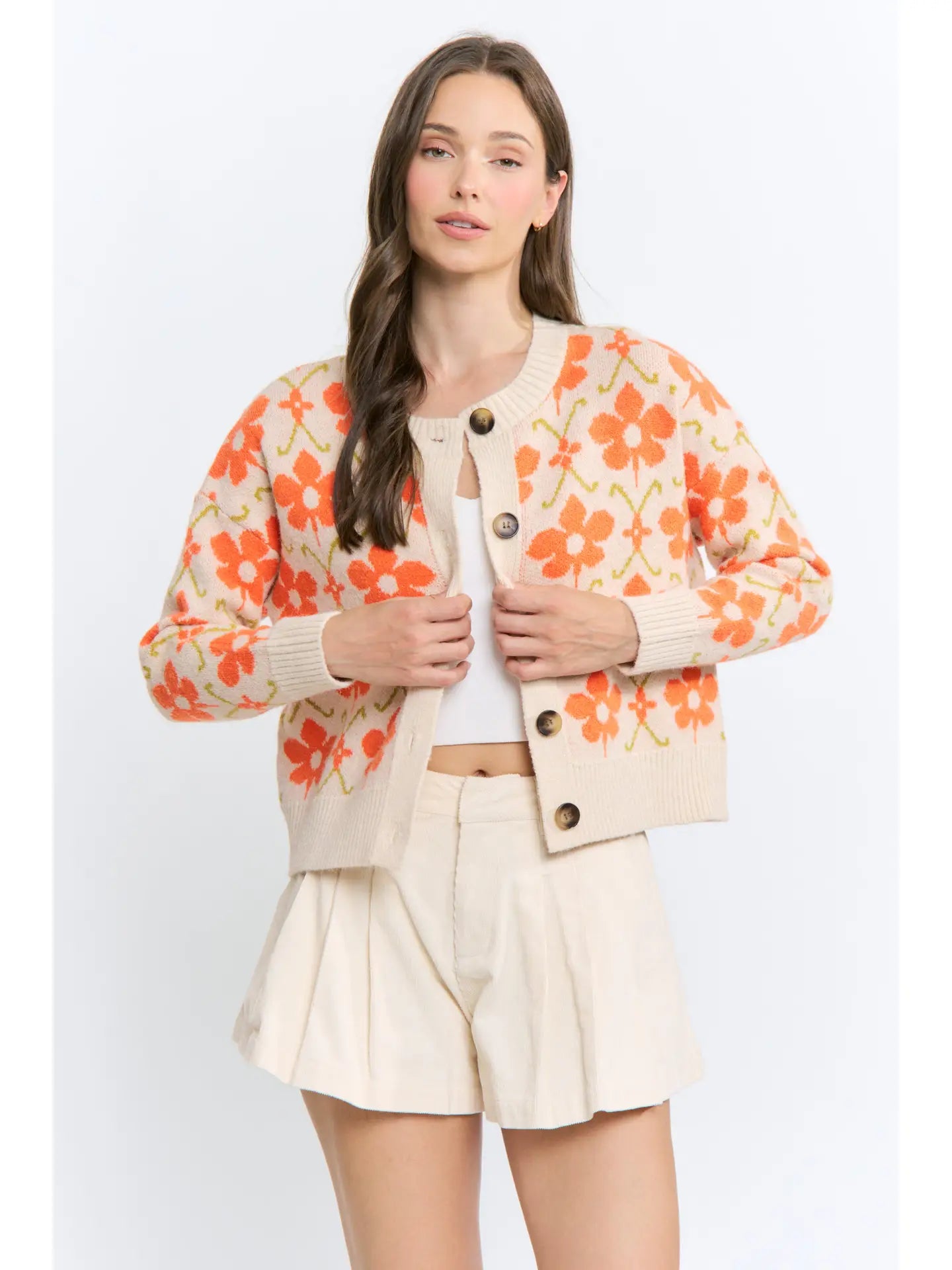 Camellia Floral Cardigan