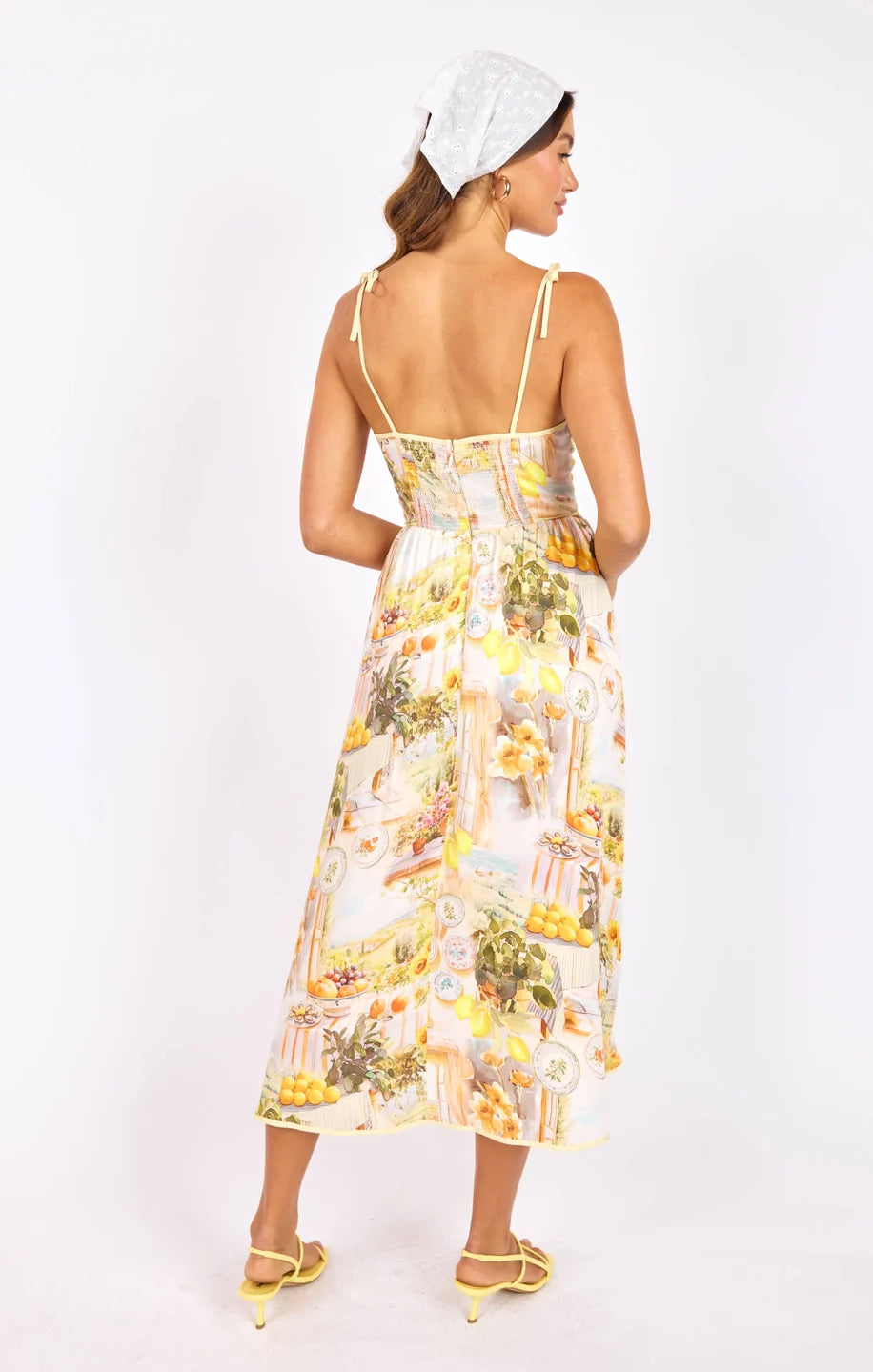 SAGE THE LABEL LIMONCELLO MIDI DRESS