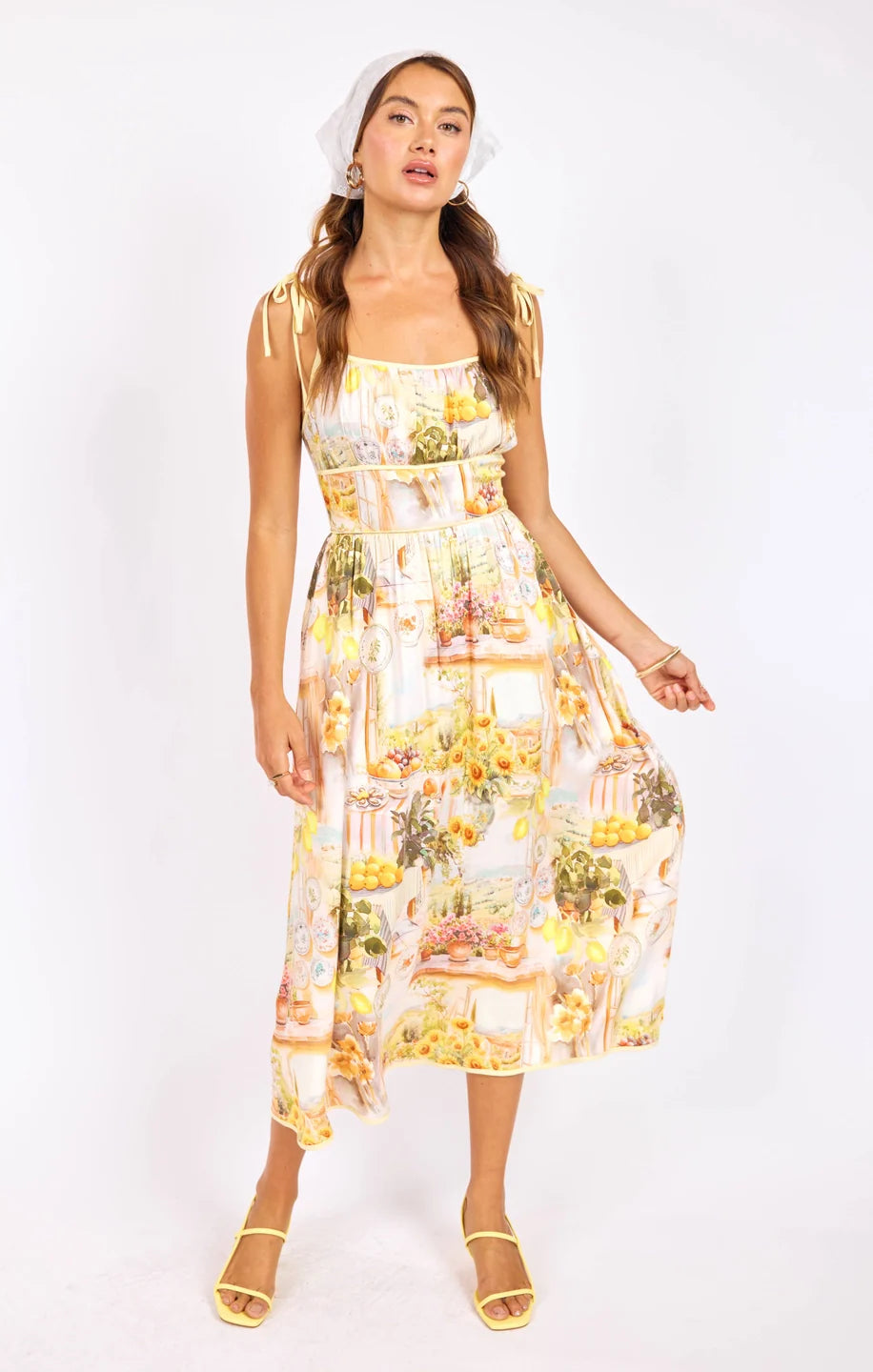SAGE THE LABEL LIMONCELLO MIDI DRESS