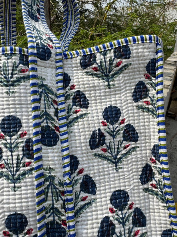 Floral Print Bags Cotton Bag Quilted Bag Women Shopping Bags