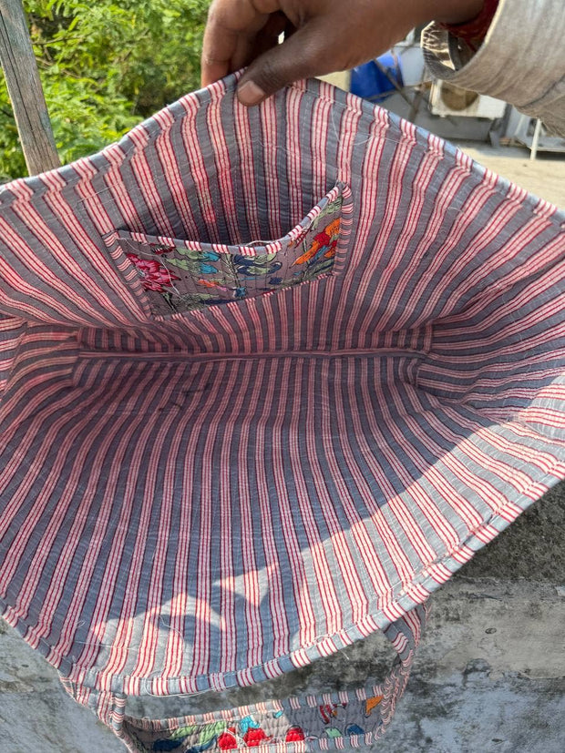 Hand Block Print Tote Bag