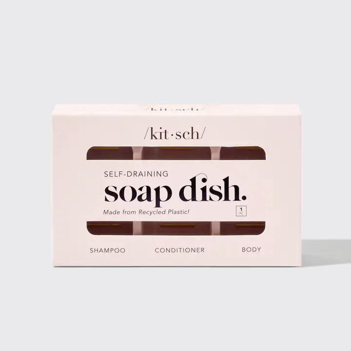 SELF DRAINING SOAP DISH