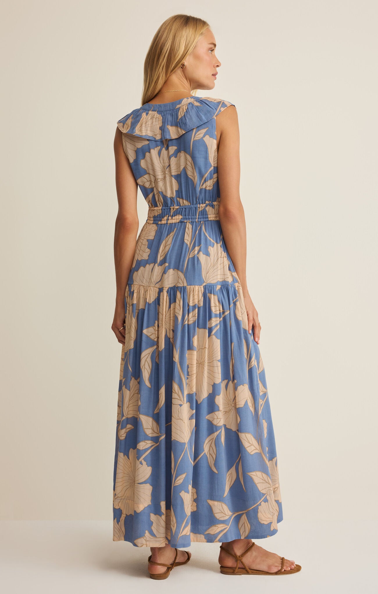Malene Bloo Floral Maxi Dress