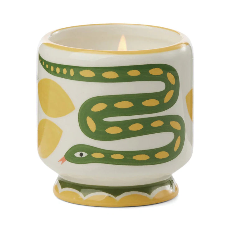 A Dopo 8 oz Handpainted Candle