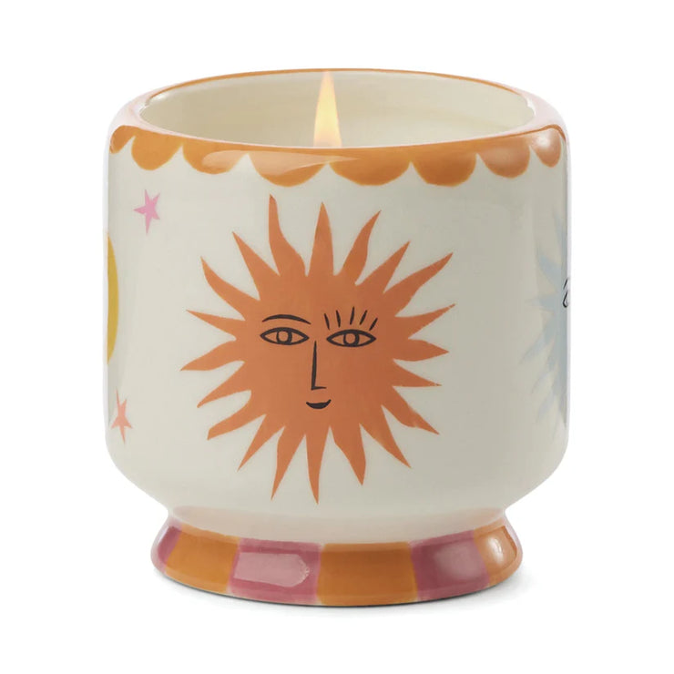 A Dopo 8 oz Handpainted Candle