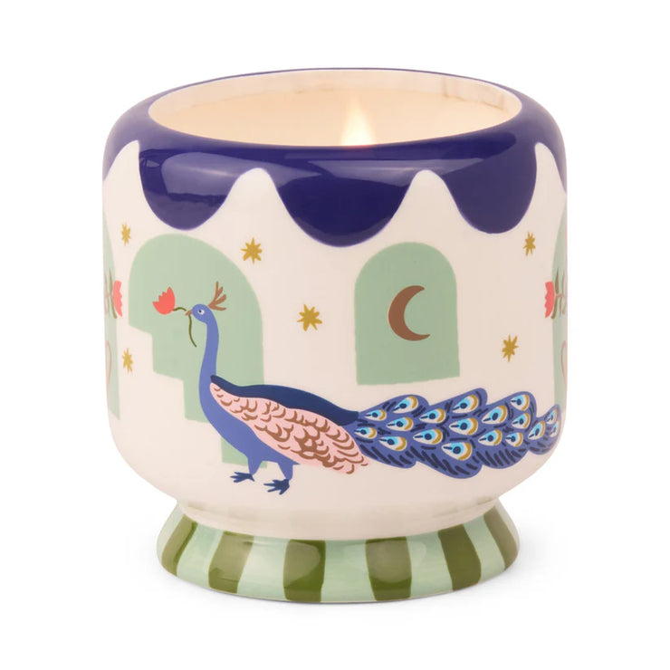 A Dopo 8 oz Handpainted Candle