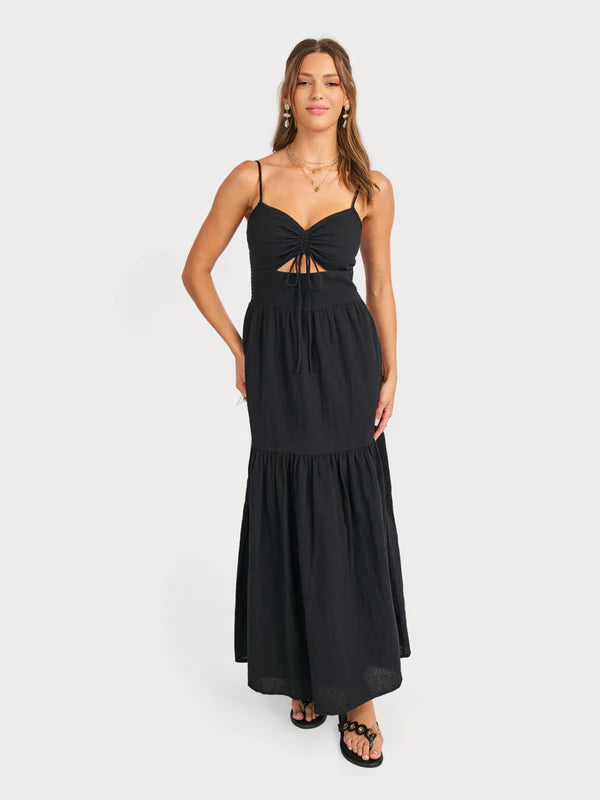 Sadie & Sage Terra Rushed Maxi Dress