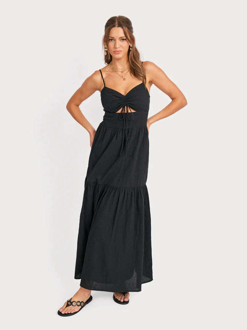 Sadie & Sage Terra Rushed Maxi Dress