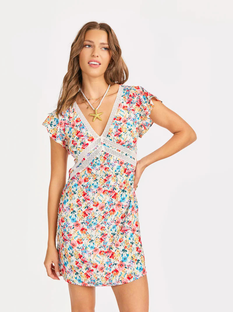 Sadie & Sage Cove V Neck Mini Dress