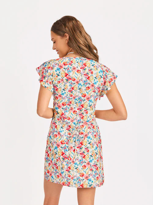 Sadie & Sage Cove V Neck Mini Dress