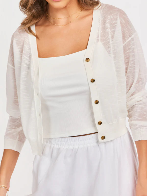 Sadie & Sage Evie Button Front Cardigan