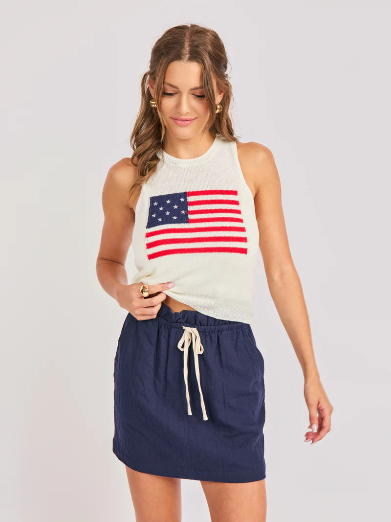 Sadie & Sage American Spirit Sweater Tank