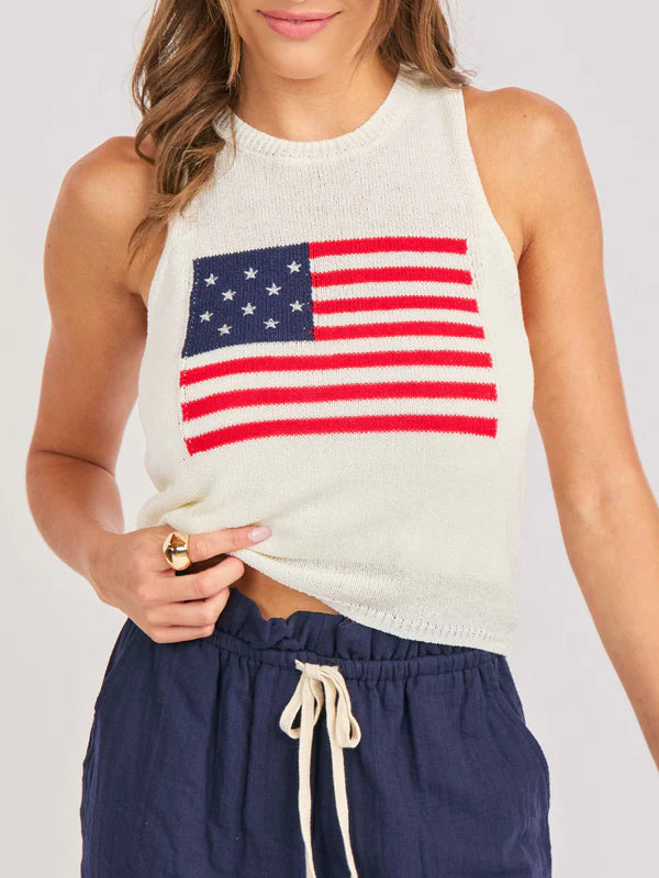 Sadie & Sage American Spirit Sweater Tank