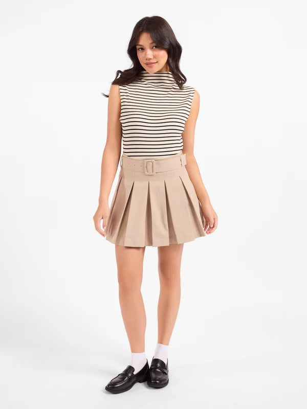 Brioche Mockneck Knit Tank