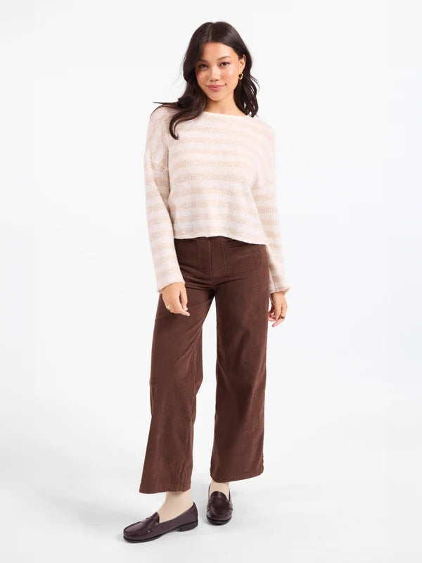 Billie Stripe Crewneck