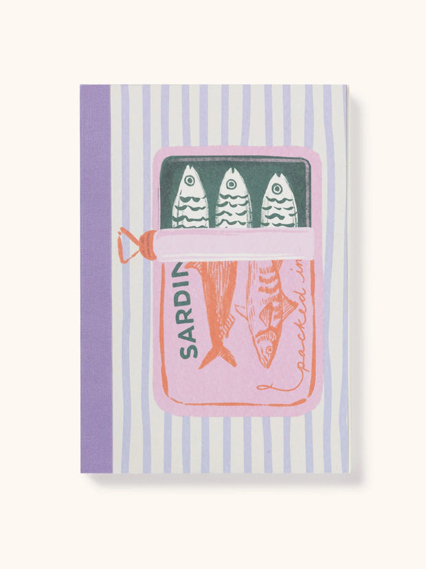 STUDIO OH! SARDINE SNACK NOTEBOOK
