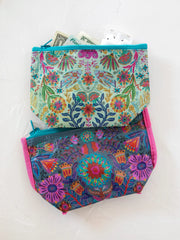 Small Recycled Zipper Pouch