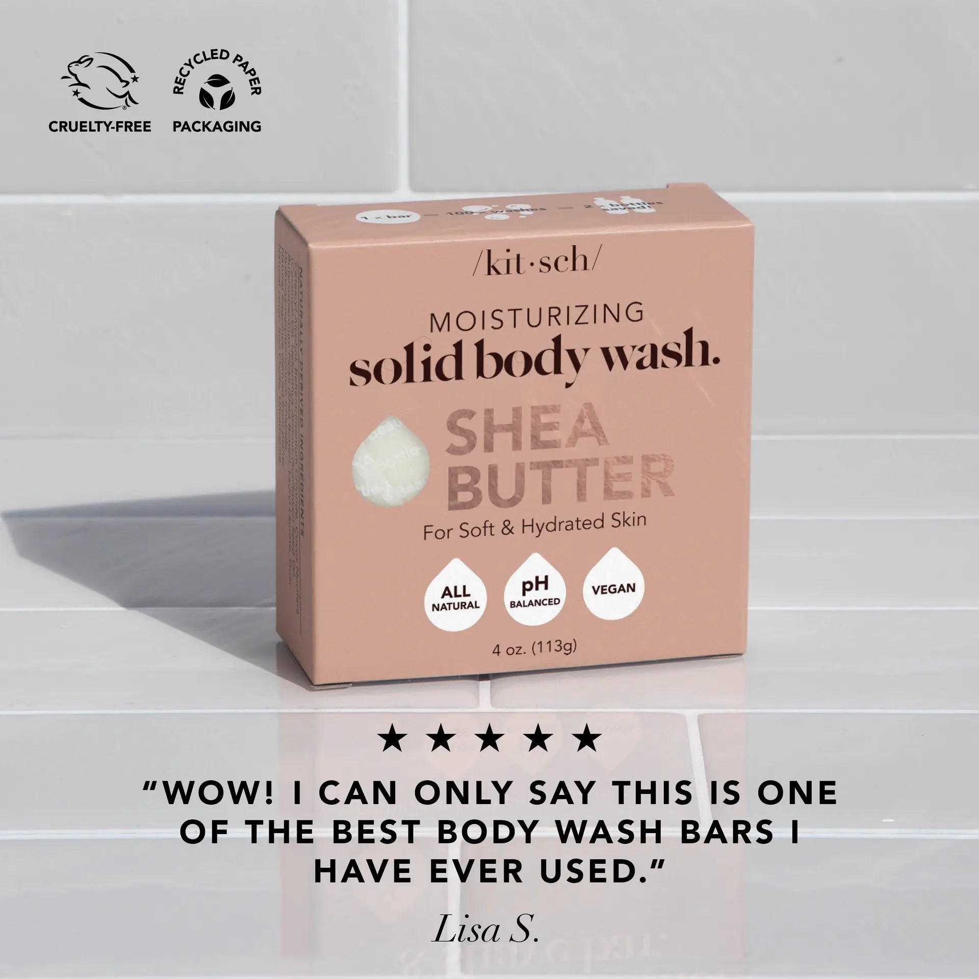 SHEA BUTTER SOLID BODY WASH