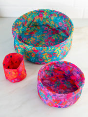 Mini Collapsible Storage Bins, Set of 3