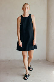 Novella Mini Linen Dress