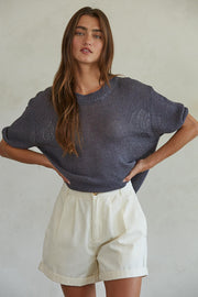 LEONA S/S SWEATER