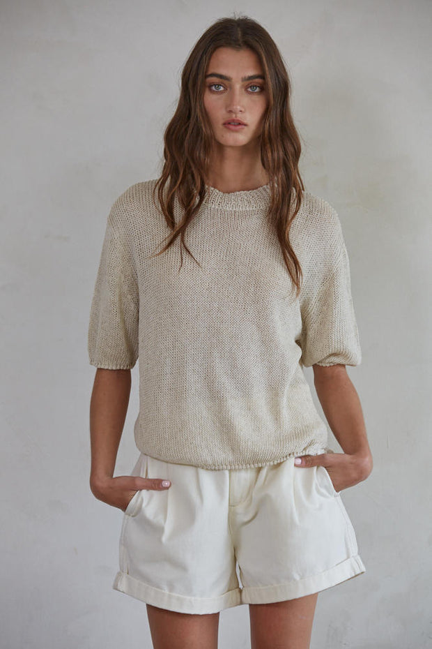 LEONA S/S SWEATER