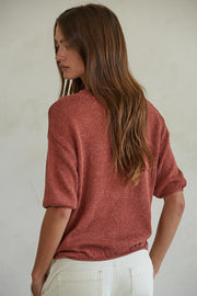 LEONA S/S SWEATER