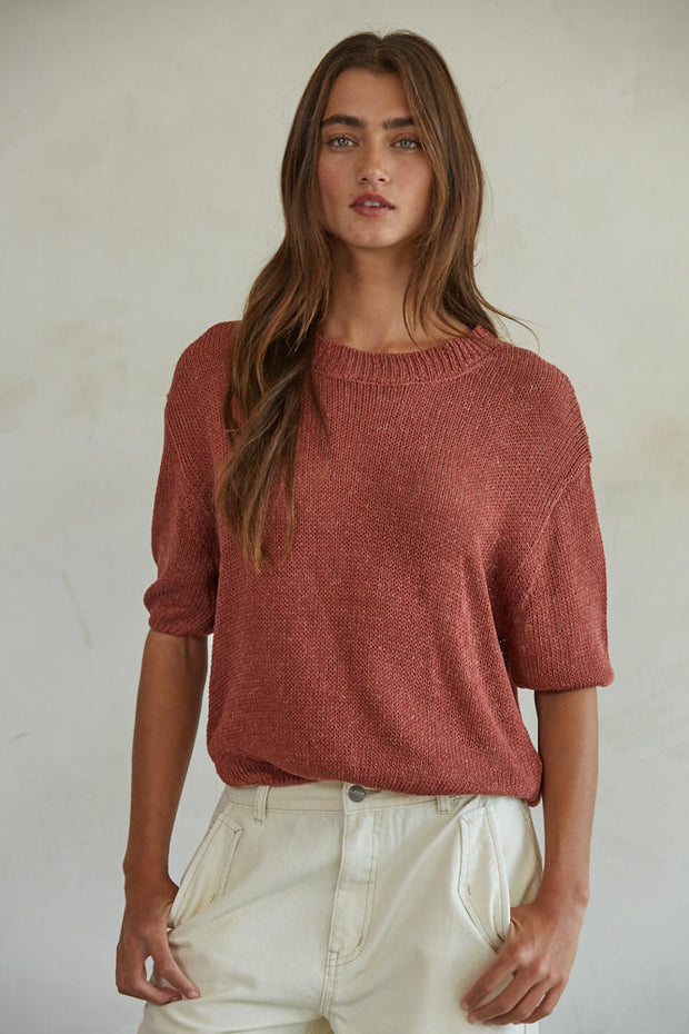 LEONA S/S SWEATER