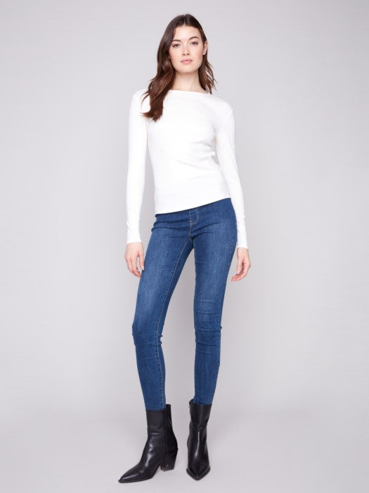 Interlock Crew Knit Top