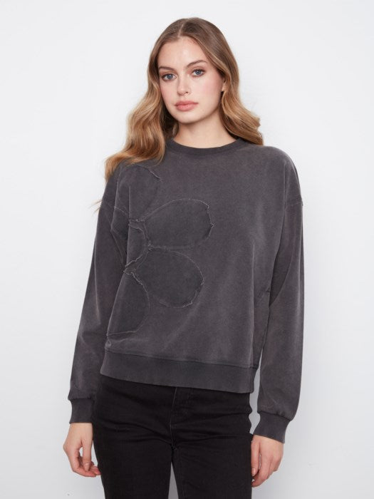 Charlie B LS Top w/Applique