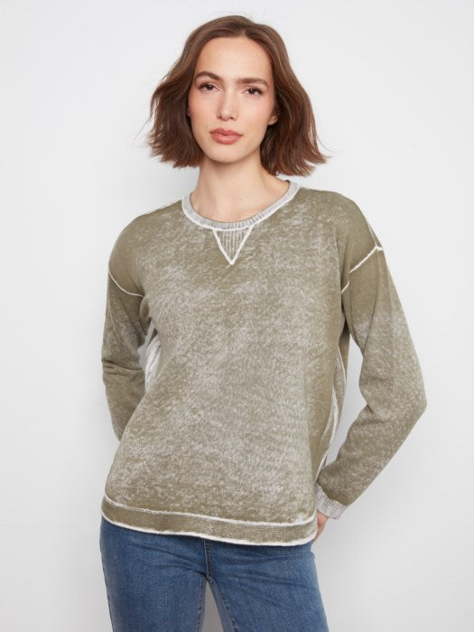 Cotton Crew Neck Sweater