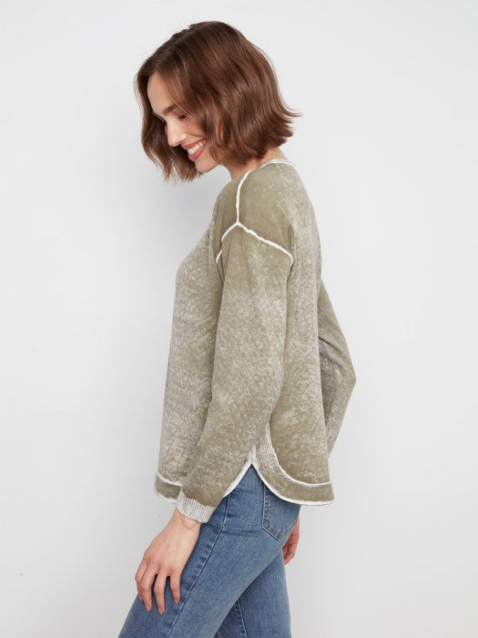 Cotton Crew Neck Sweater