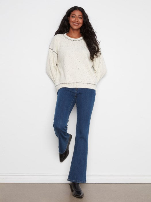 Whipstitch Detail Sweater