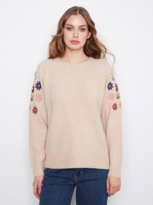 Daisy Embroidered Sweater