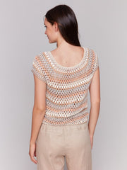 Charlie B Crochet Raglan Haley Top